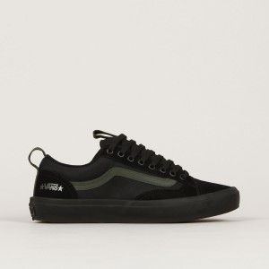 Vans Old Skool 36+ Atiba Black Dark Green